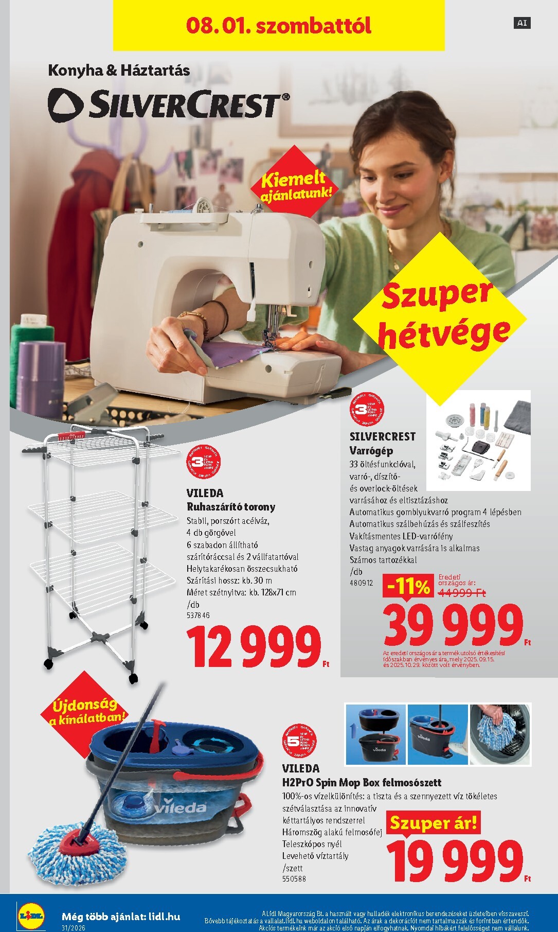 lidl - Aktuális Lidl - Nonfood kínálatunk - 31. hét szórólap érvényes szombattól 2026.08.01.-től vasárnaptól 2026.08.09.-ig - page: 6