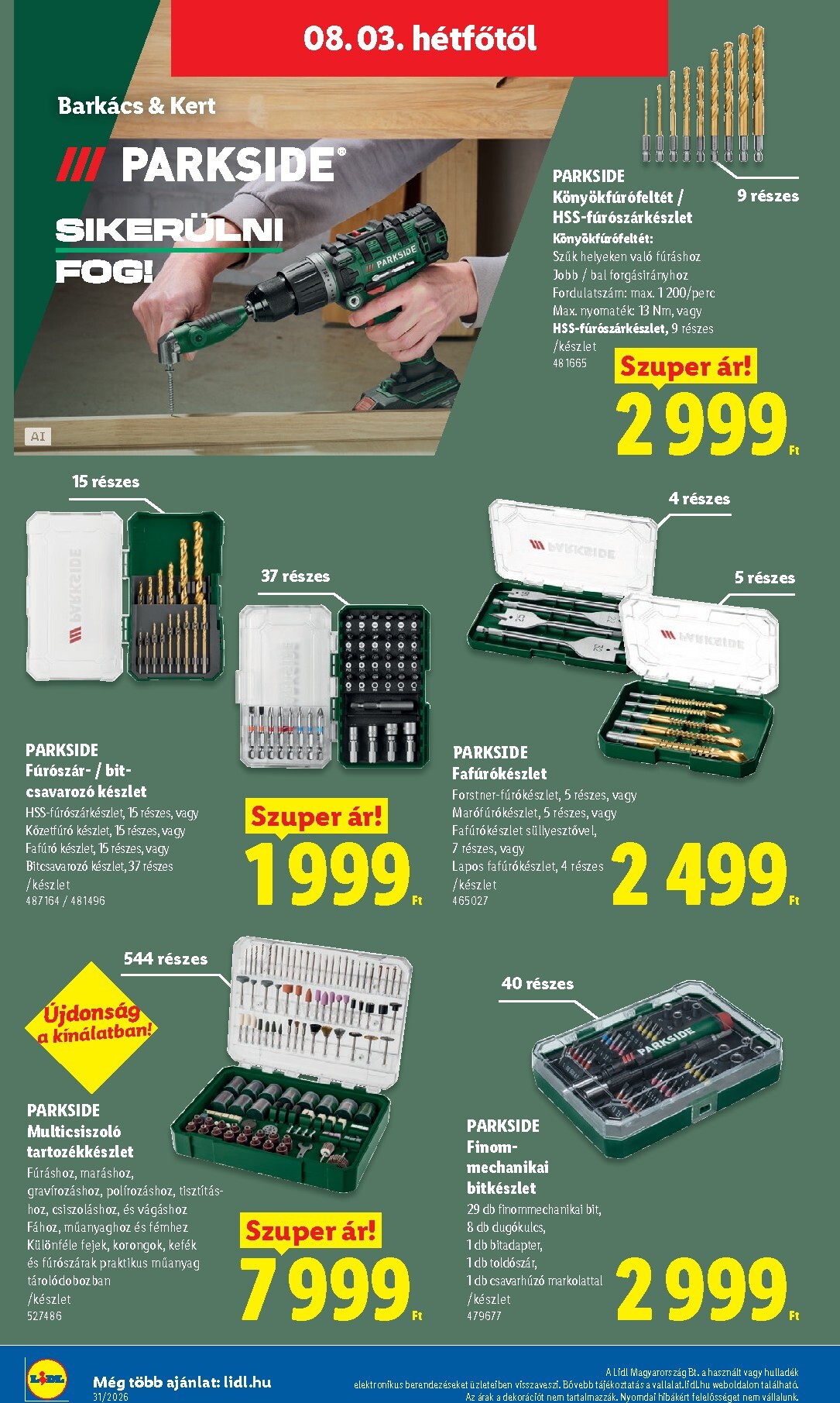 lidl - Aktuális Lidl - Nonfood kínálatunk - 31. hét szórólap érvényes szombattól 2026.08.01.-től vasárnaptól 2026.08.09.-ig - page: 12