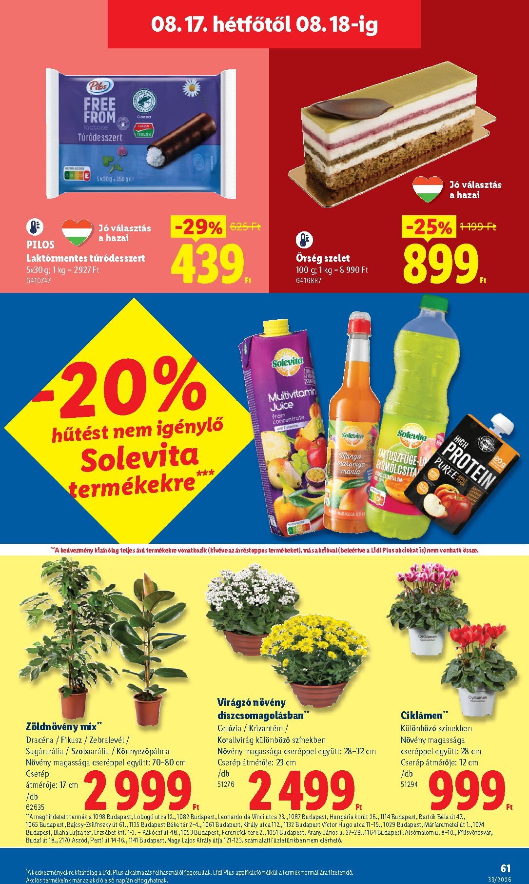 lidl - Lidl hirdetmény a következő hétre csütörtöktől 2026.08.13.-tól keddtől 2026.08.18.-ig - page: 61