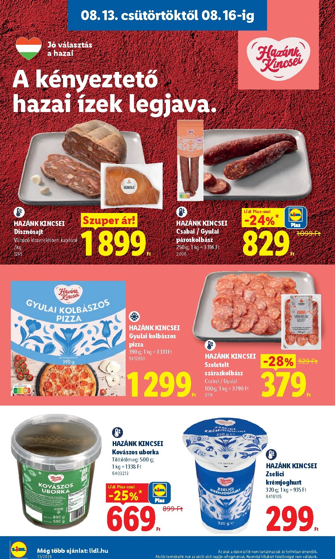 lidl - Lidl hirdetmény a következő hétre csütörtöktől 2026.08.13.-tól keddtől 2026.08.18.-ig - page: 20