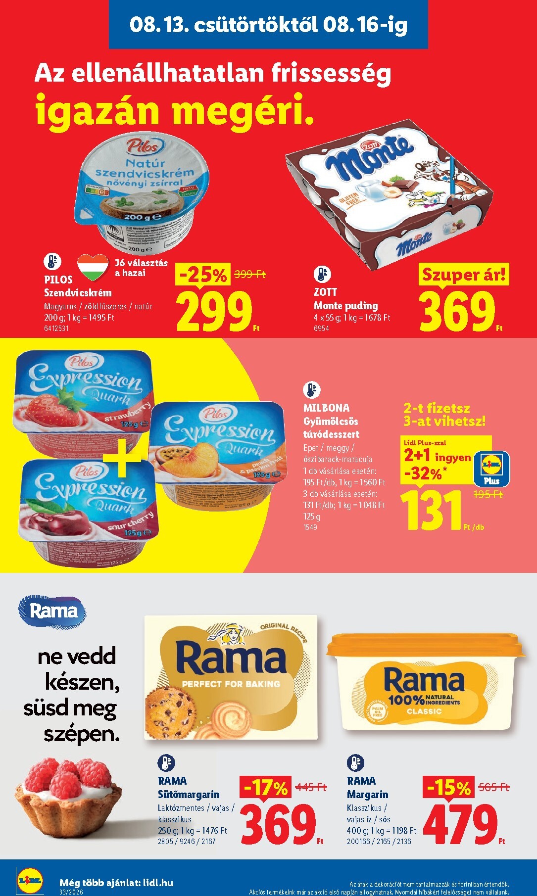 lidl - Lidl hirdetmény a következő hétre csütörtöktől 2026.08.13.-tól keddtől 2026.08.18.-ig - page: 8