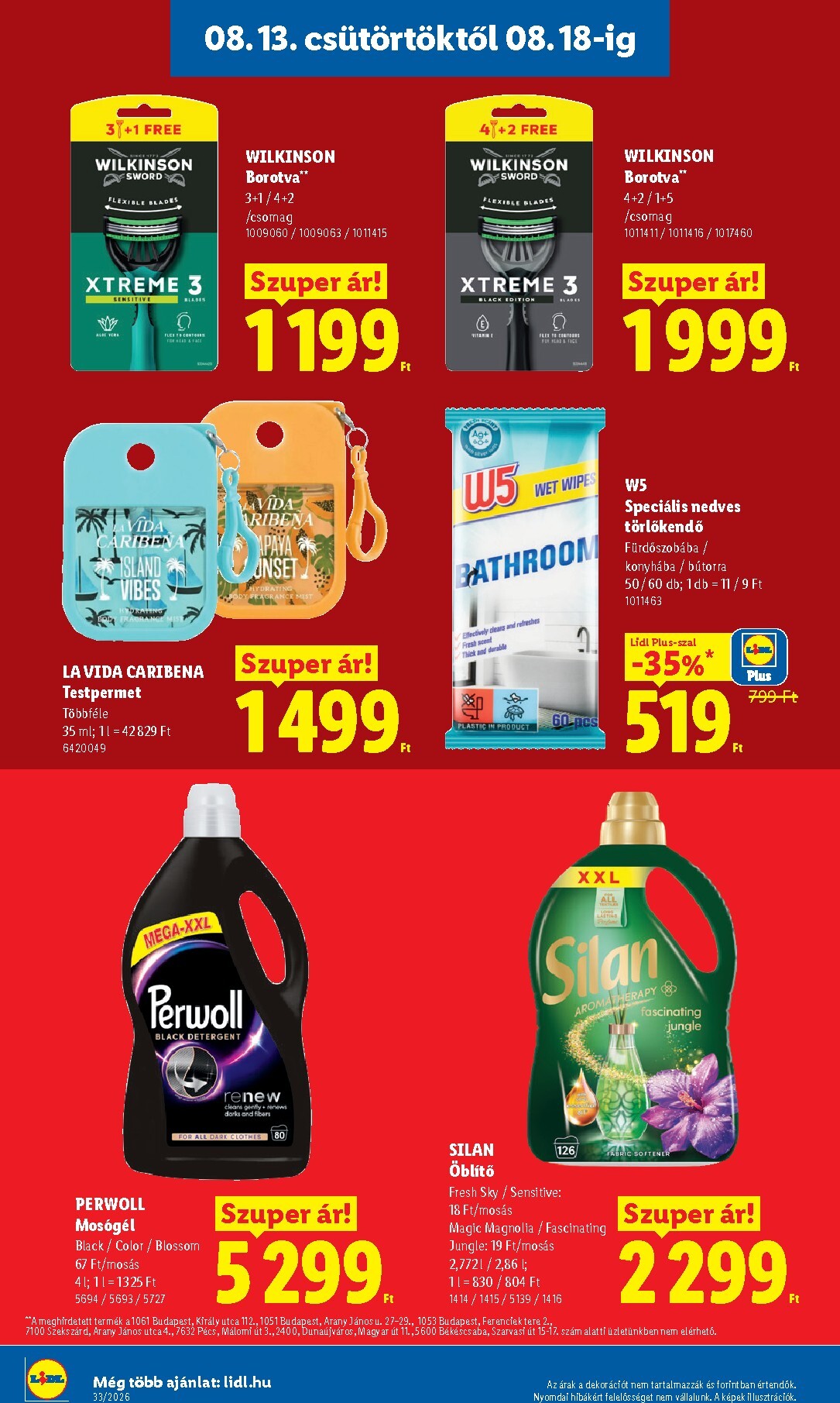 lidl - Lidl hirdetmény a következő hétre csütörtöktől 2026.08.13.-tól keddtől 2026.08.18.-ig - page: 18