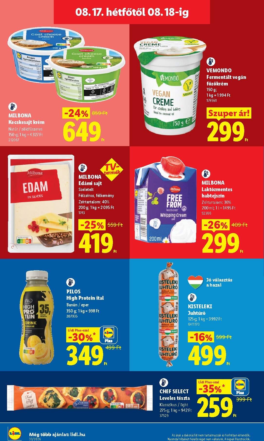 lidl - Lidl hirdetmény a következő hétre csütörtöktől 2026.08.13.-tól keddtől 2026.08.18.-ig - page: 60
