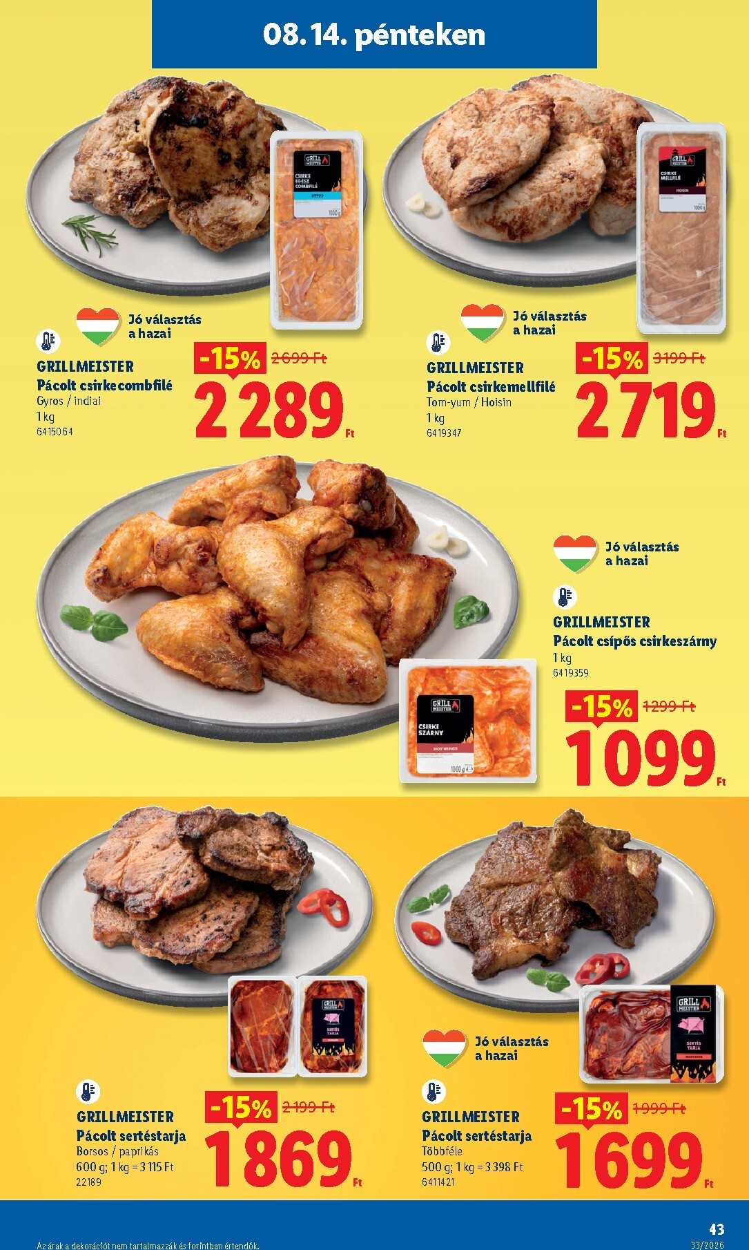 lidl - Lidl hirdetmény a következő hétre csütörtöktől 2026.08.13.-tól keddtől 2026.08.18.-ig - page: 43