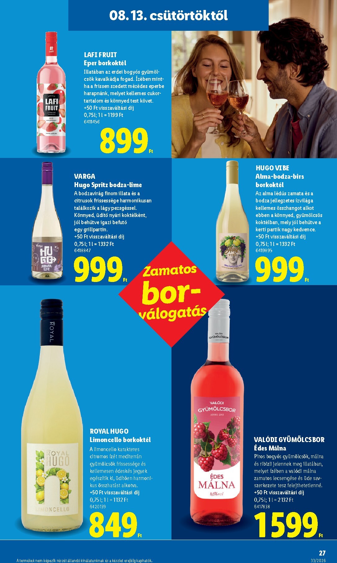 lidl - Lidl hirdetmény a következő hétre csütörtöktől 2026.08.13.-tól keddtől 2026.08.18.-ig - page: 27