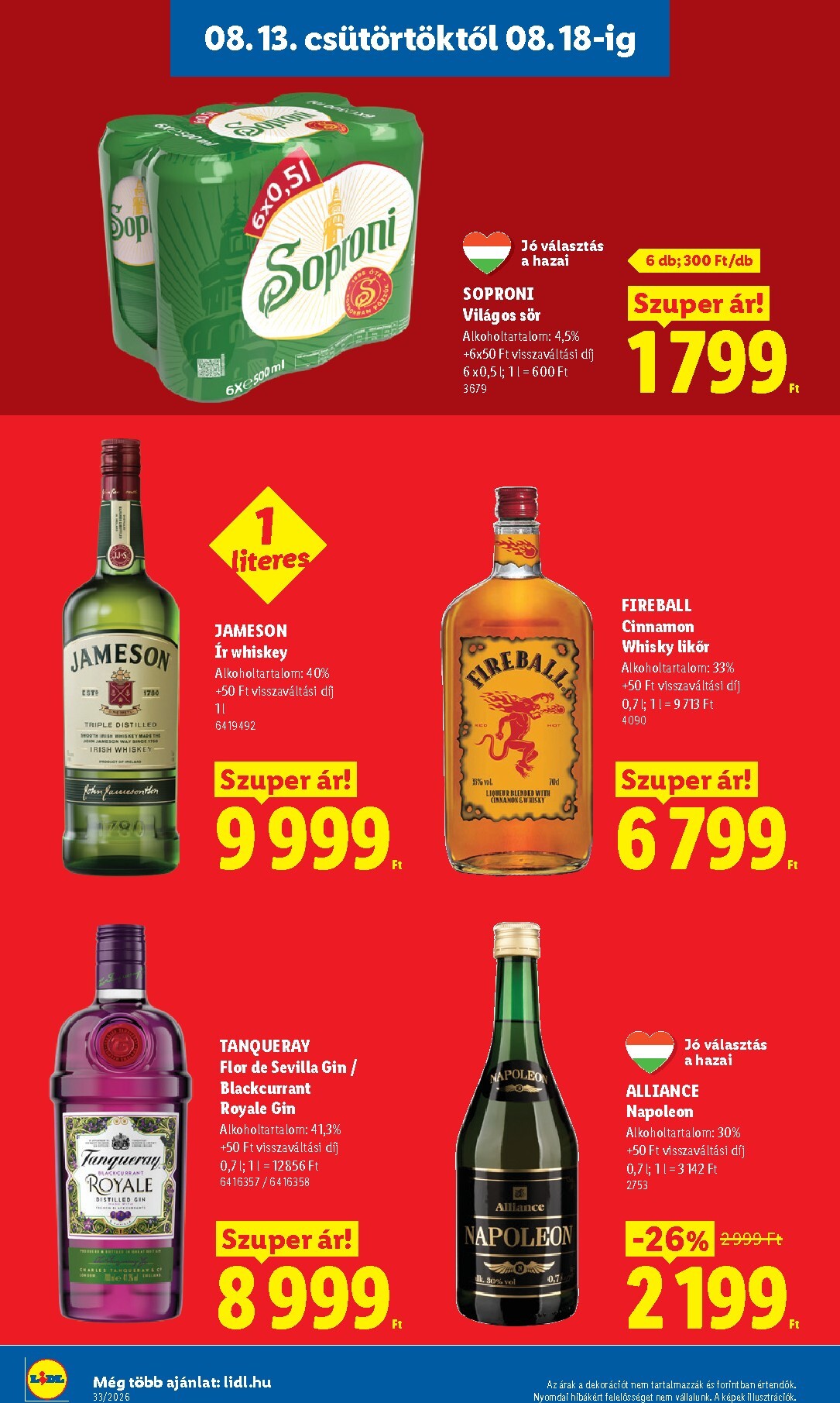 lidl - Lidl hirdetmény a következő hétre csütörtöktől 2026.08.13.-tól keddtől 2026.08.18.-ig - page: 16