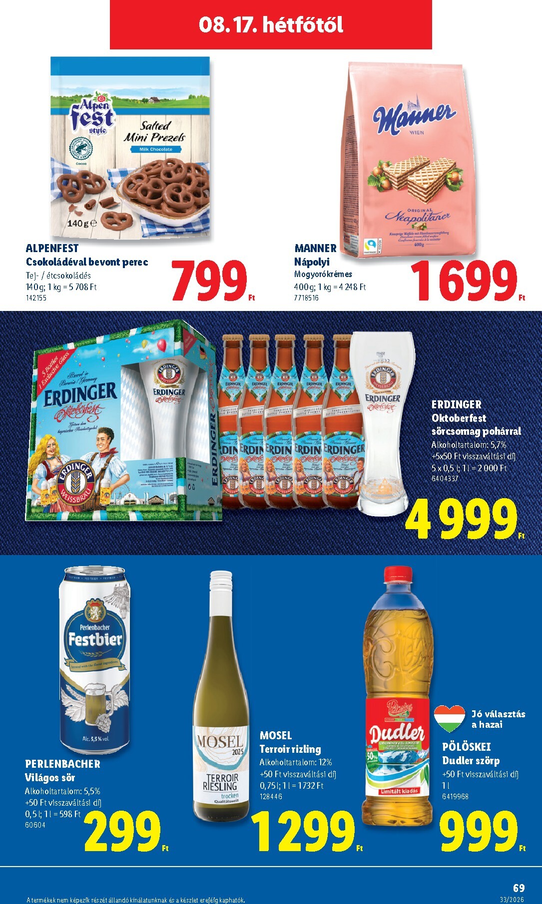 lidl - Lidl hirdetmény a következő hétre csütörtöktől 2026.08.13.-tól keddtől 2026.08.18.-ig - page: 69