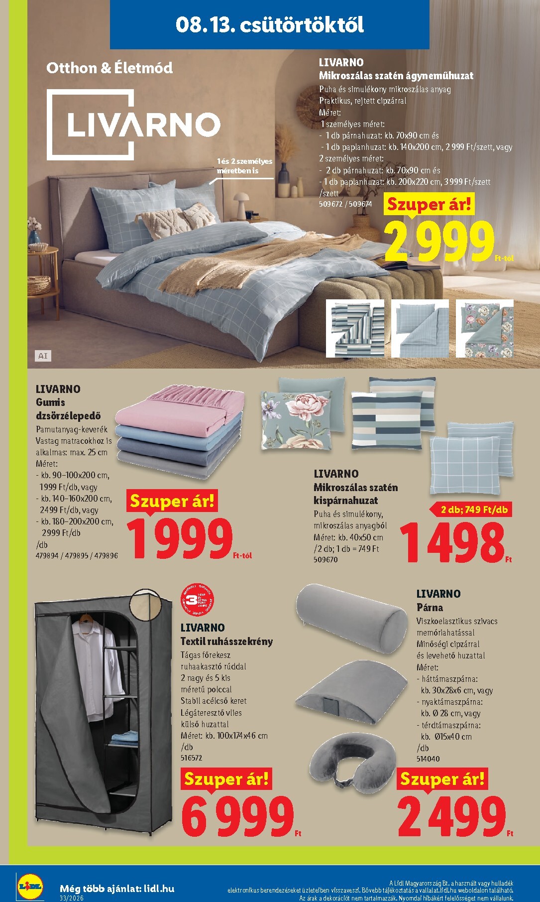 lidl - Lidl hirdetmény a következő hétre csütörtöktől 2026.08.13.-tól keddtől 2026.08.18.-ig - page: 32