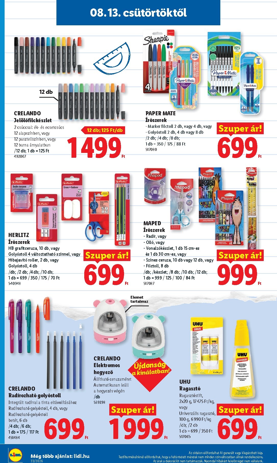 lidl - Lidl hirdetmény a következő hétre csütörtöktől 2026.08.13.-tól keddtől 2026.08.18.-ig - page: 36