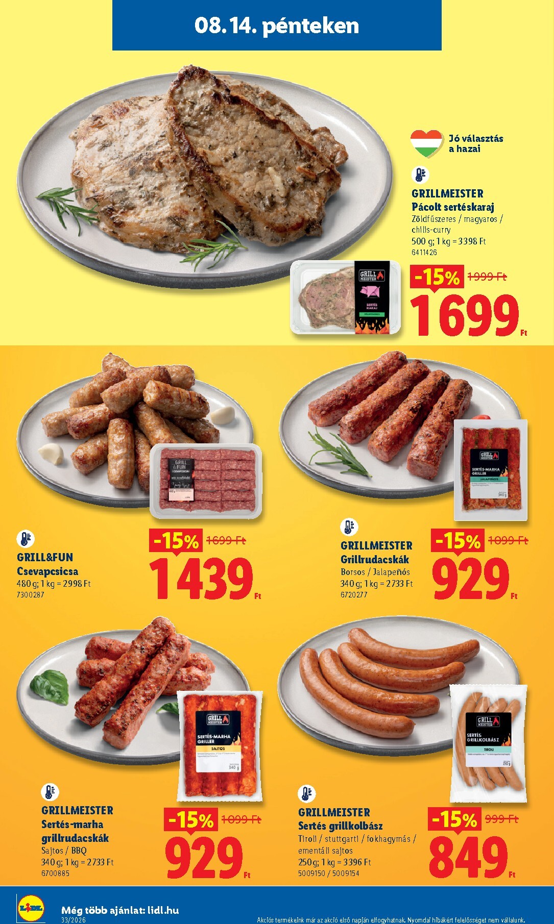 lidl - Lidl hirdetmény a következő hétre csütörtöktől 2026.08.13.-tól keddtől 2026.08.18.-ig - page: 44