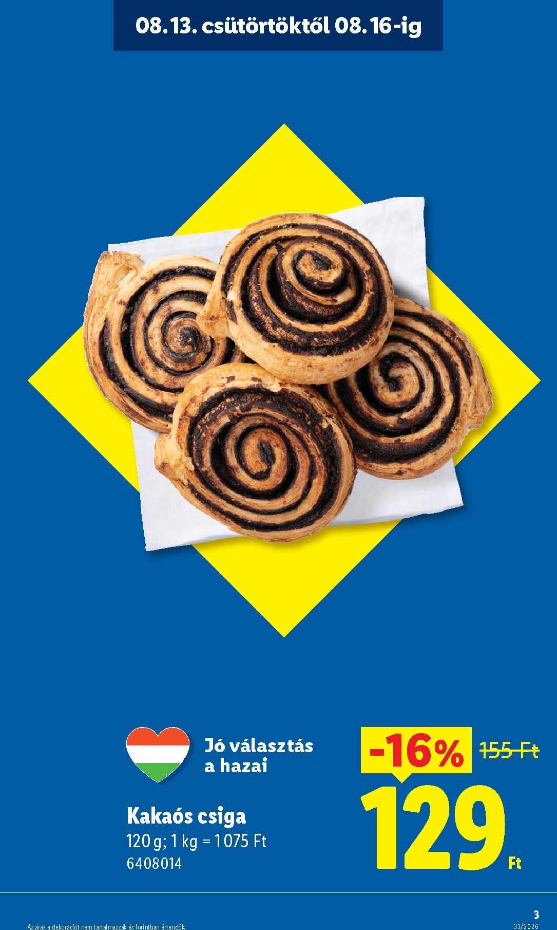 lidl - Lidl hirdetmény a következő hétre csütörtöktől 2026.08.13.-tól keddtől 2026.08.18.-ig - page: 3