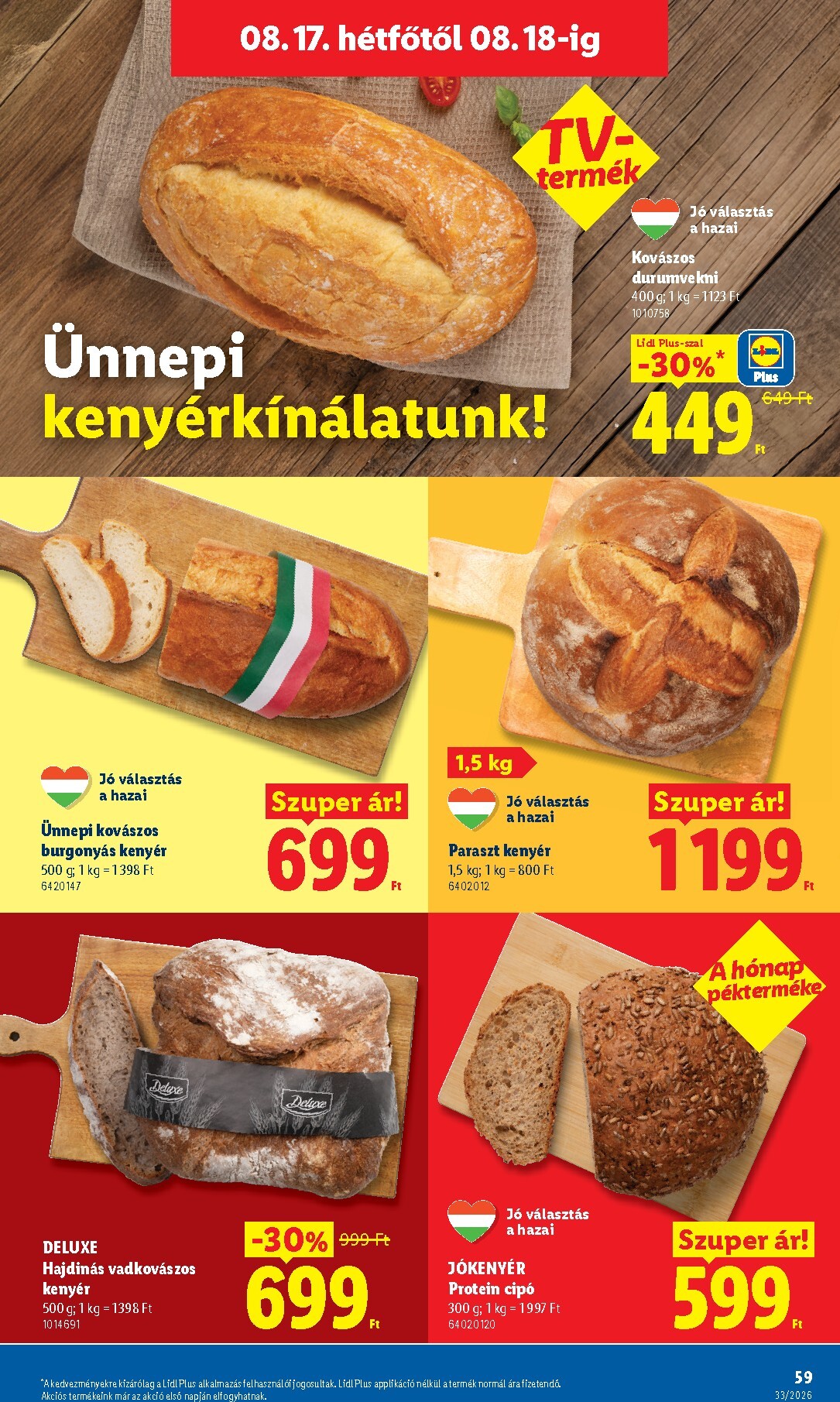 lidl - Lidl hirdetmény a következő hétre csütörtöktől 2026.08.13.-tól keddtől 2026.08.18.-ig - page: 59