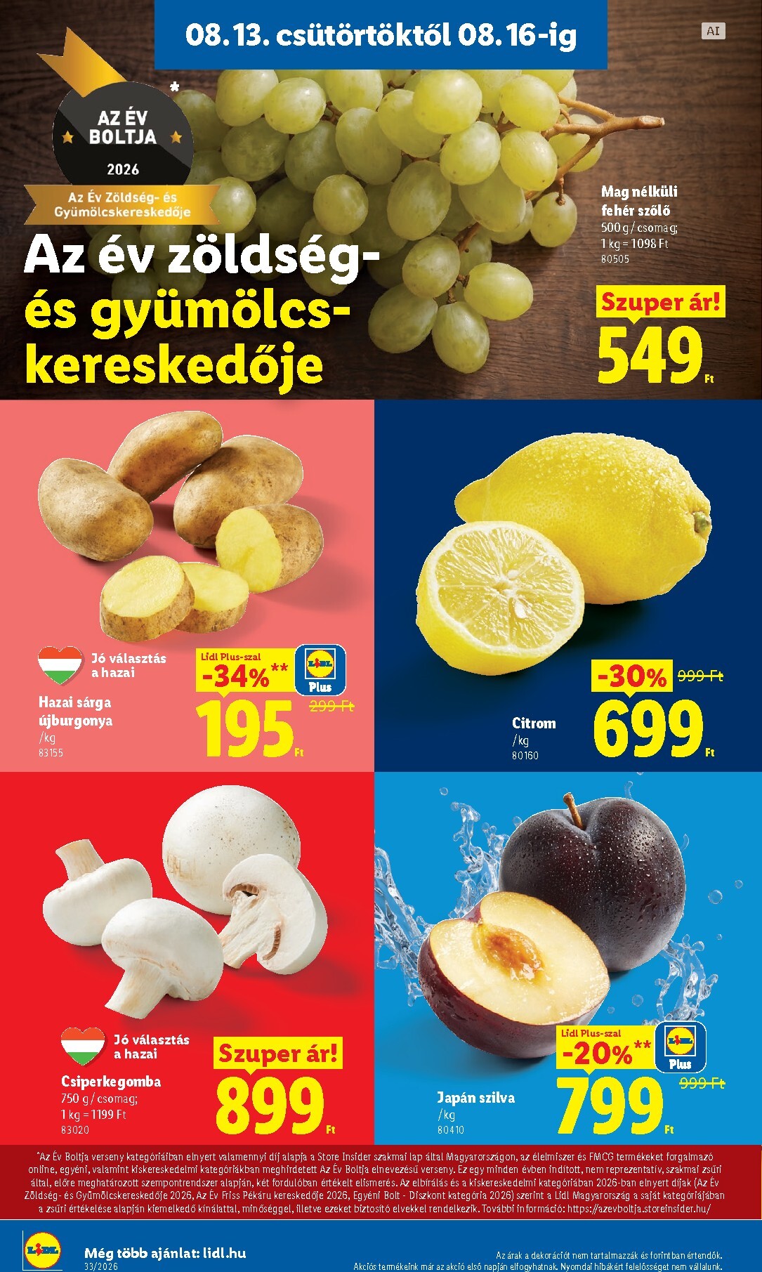 lidl - Lidl hirdetmény a következő hétre csütörtöktől 2026.08.13.-tól keddtől 2026.08.18.-ig - page: 4