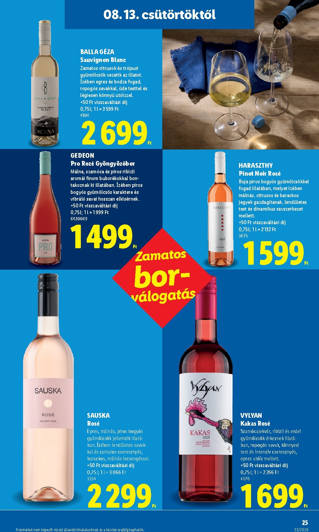 lidl - Aktuális Lidl szórólap érvényes csütörtöktől 2026.08.13.-től keddtől 2026.08.18.-ig - page: 25