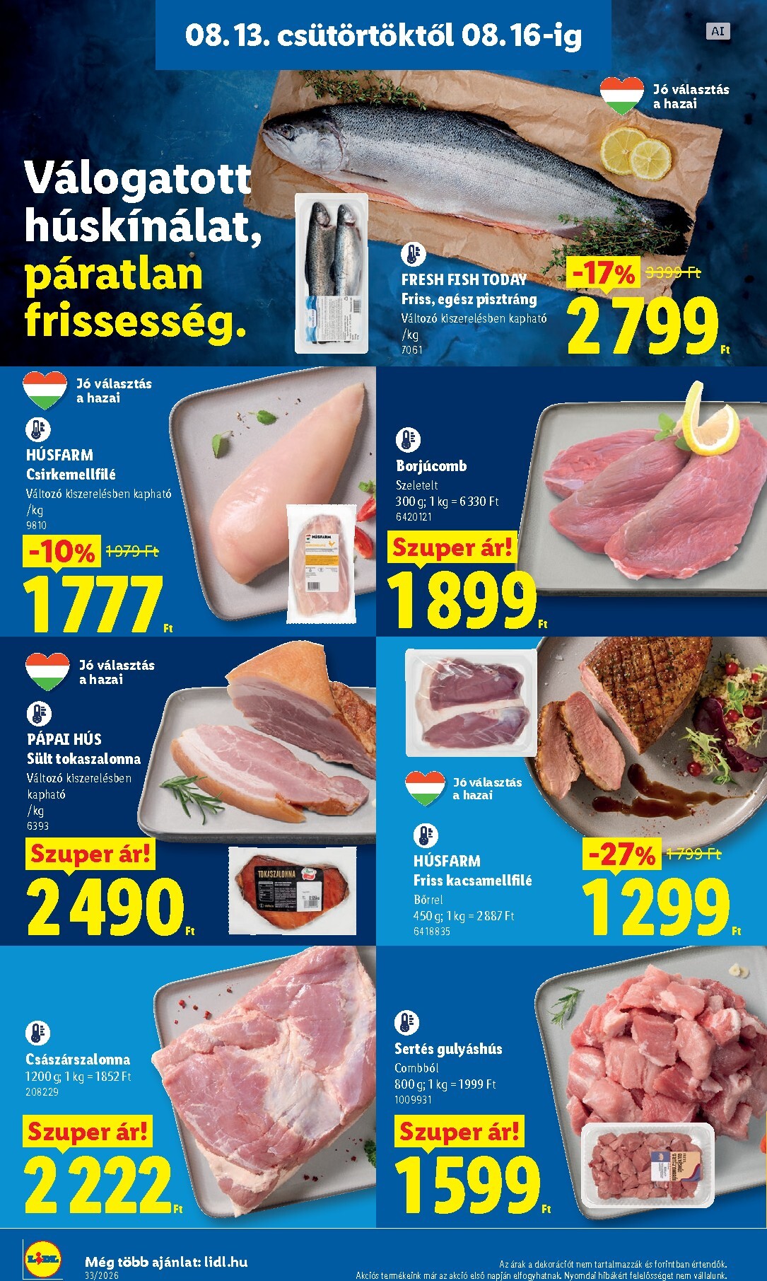 lidl - Aktuális Lidl szórólap érvényes csütörtöktől 2026.08.13.-től keddtől 2026.08.18.-ig - page: 6