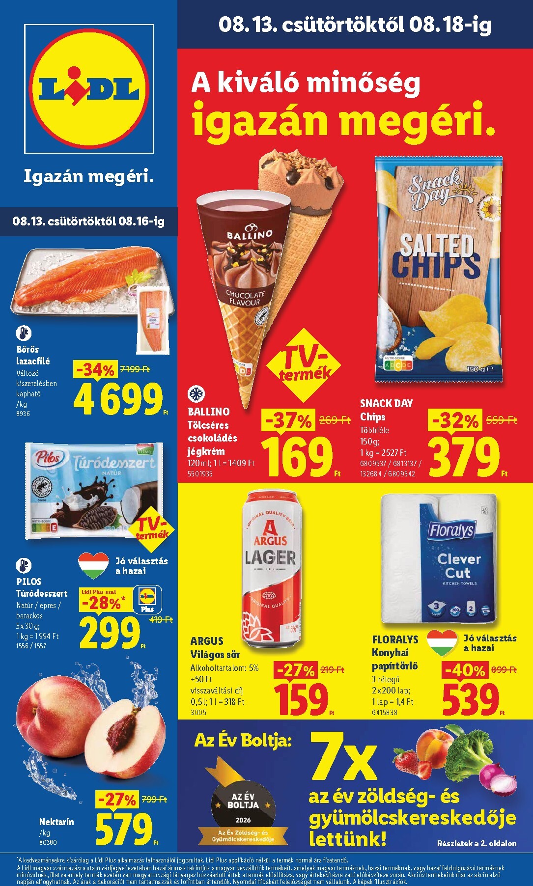 lidl - Aktuális Lidl szórólap érvényes csütörtöktől 2026.08.13.-től keddtől 2026.08.18.-ig
