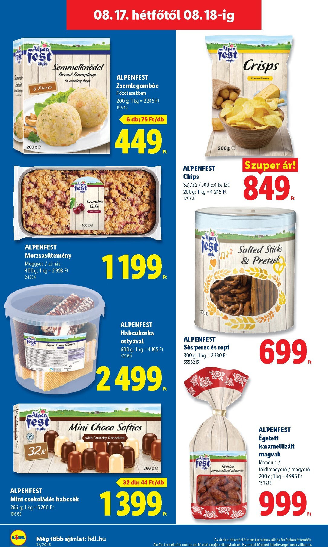 lidl - Aktuális Lidl szórólap érvényes csütörtöktől 2026.08.13.-től keddtől 2026.08.18.-ig - page: 68