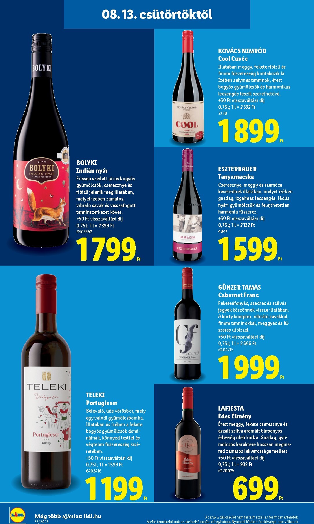 lidl - Aktuális Lidl szórólap érvényes csütörtöktől 2026.08.13.-től keddtől 2026.08.18.-ig - page: 26