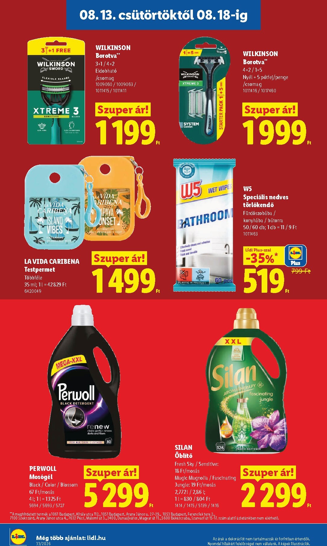 lidl - Aktuális Lidl szórólap érvényes csütörtöktől 2026.08.13.-től keddtől 2026.08.18.-ig - page: 18