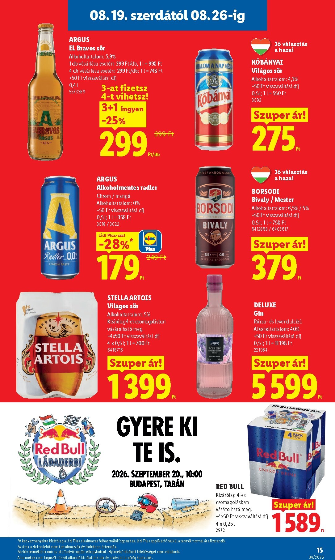 lidl - Lidl hirdetmény a következő hétre szerdától 2026.08.19.-tól szerdától 2026.08.26.-ig - page: 15
