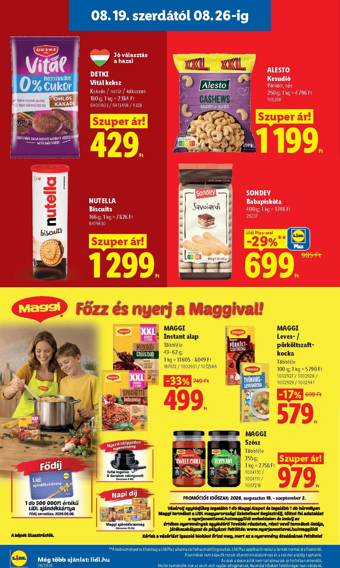 lidl - Lidl hirdetmény a következő hétre szerdától 2026.08.19.-tól szerdától 2026.08.26.-ig - page: 12