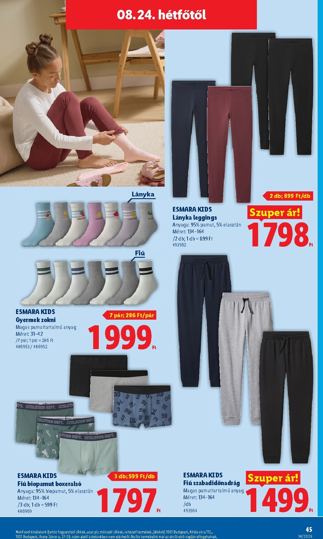 lidl - Lidl hirdetmény a következő hétre szerdától 2026.08.19.-tól szerdától 2026.08.26.-ig - page: 45