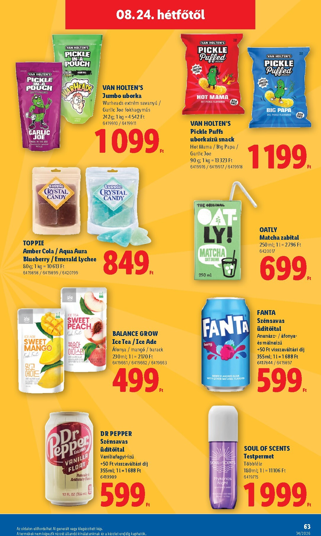 lidl - Lidl hirdetmény a következő hétre szerdától 2026.08.19.-tól szerdától 2026.08.26.-ig - page: 63
