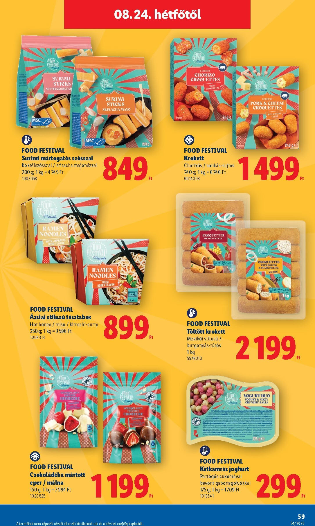 lidl - Lidl hirdetmény a következő hétre szerdától 2026.08.19.-tól szerdától 2026.08.26.-ig - page: 59