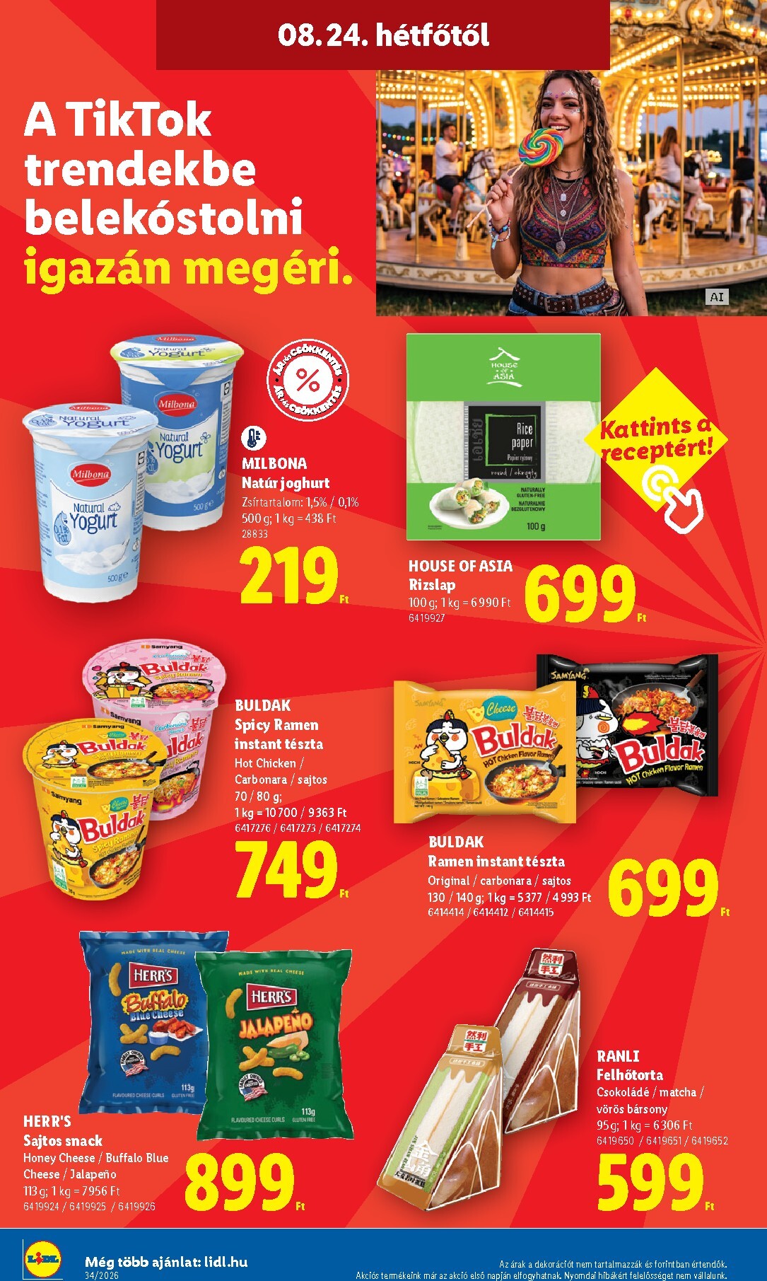 lidl - Lidl hirdetmény a következő hétre szerdától 2026.08.19.-tól szerdától 2026.08.26.-ig - page: 62
