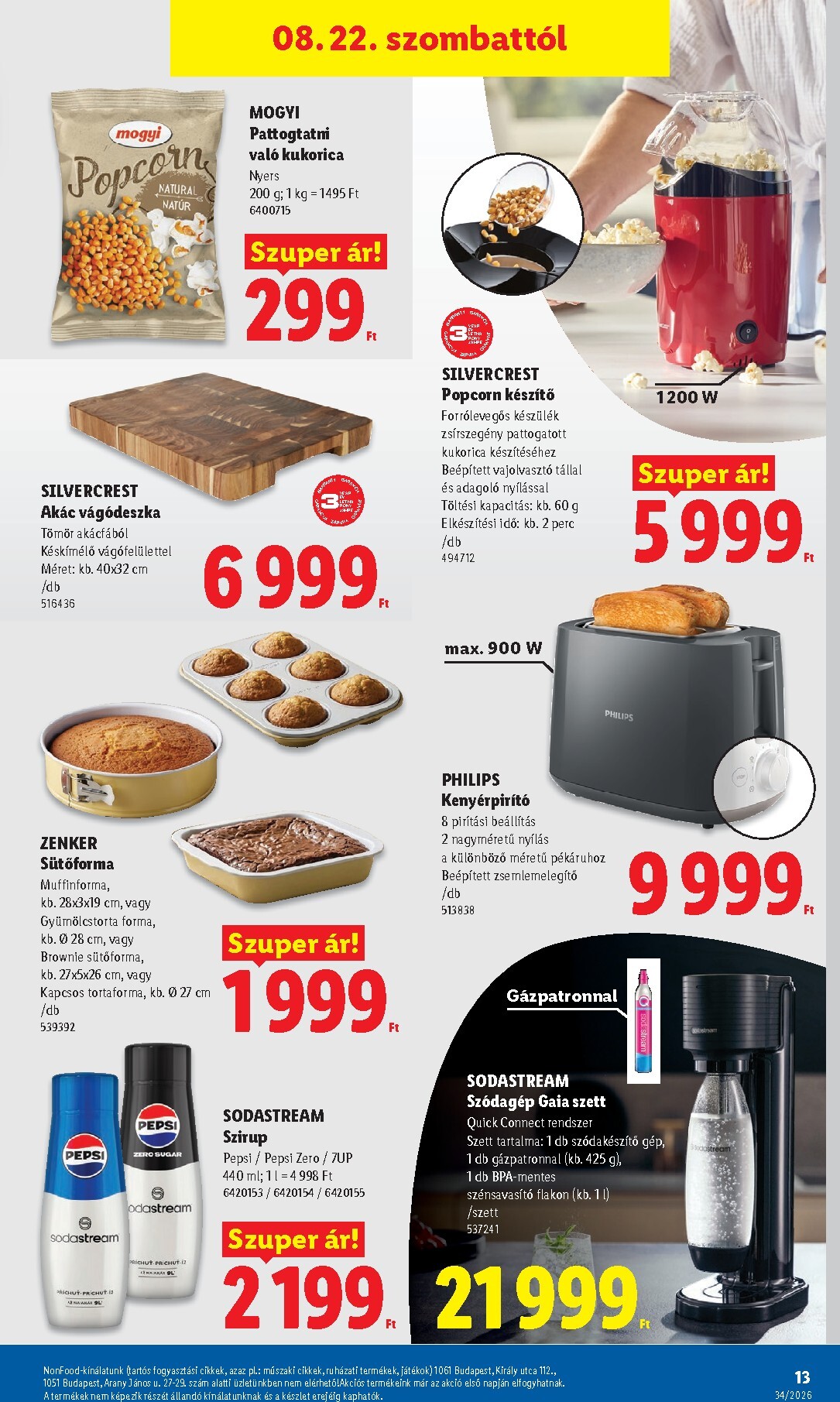 lidl - Lidl - Nonfood hirdetmény a következő hétre szerdától 2026.08.19.-tól szerdától 2026.08.26.-ig - page: 13