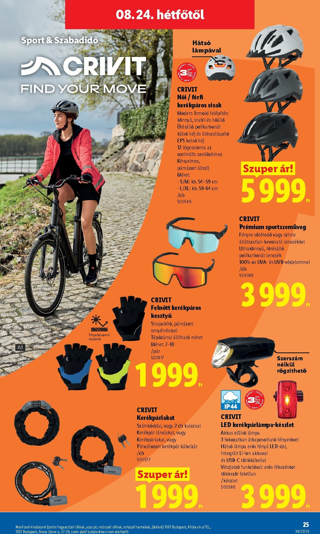lidl - Lidl - Nonfood hirdetmény a következő hétre szerdától 2026.08.19.-tól szerdától 2026.08.26.-ig - page: 25