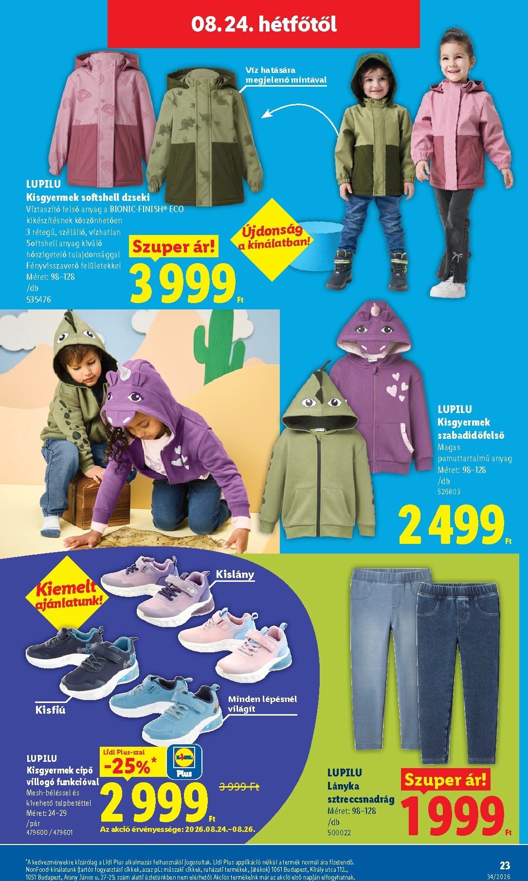 lidl - Lidl - Nonfood hirdetmény a következő hétre szerdától 2026.08.19.-tól szerdától 2026.08.26.-ig - page: 23