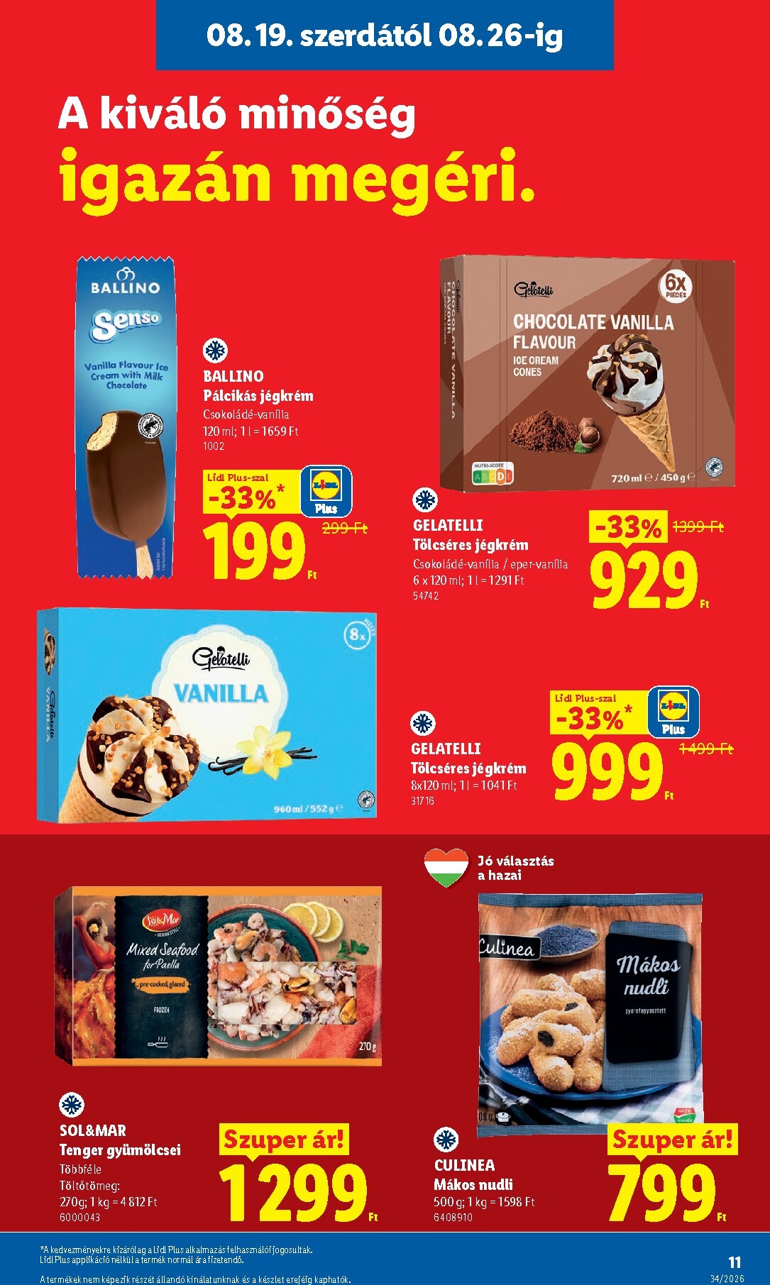 lidl - A jövőbeli Lidl akciós újság szerdától 2026.08.19.-tól szerdától 2026.08.26.-ig érvényes. - page: 11