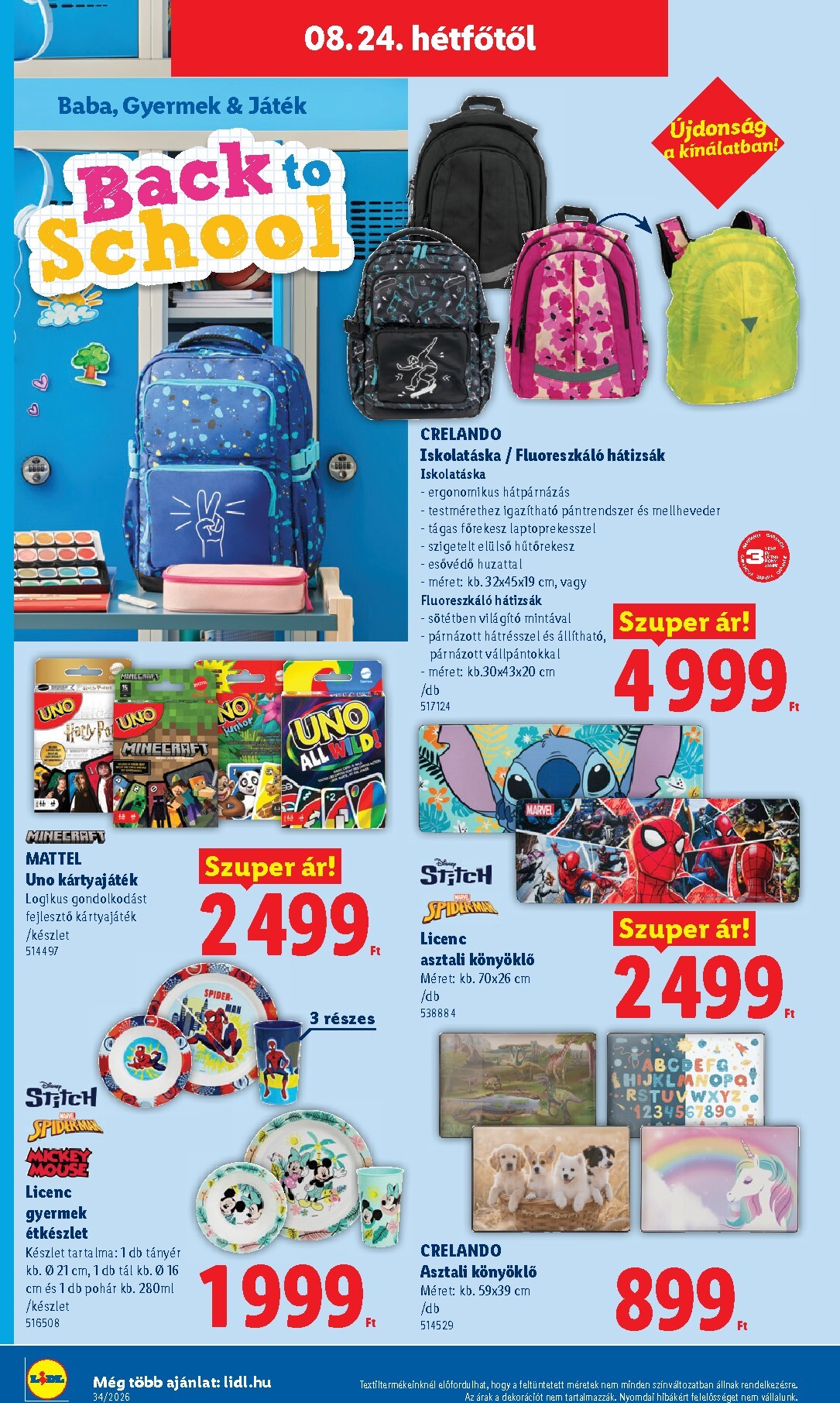 lidl - A jövőbeli Lidl akciós újság szerdától 2026.08.19.-tól szerdától 2026.08.26.-ig érvényes. - page: 42