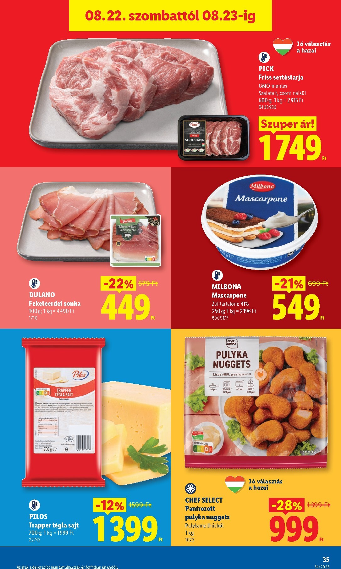 lidl - A jövőbeli Lidl akciós újság szerdától 2026.08.19.-tól szerdától 2026.08.26.-ig érvényes. - page: 35