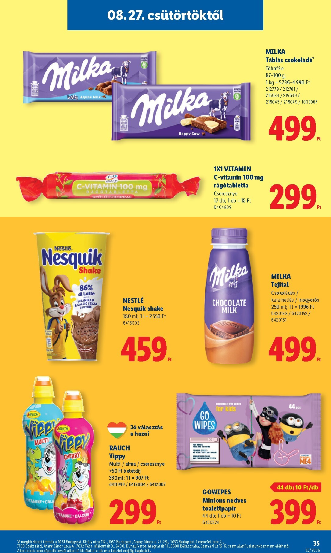 lidl - Lidl hirdetmény a következő hétre csütörtöktől 2026.08.27.-tól szerdától 2026.09.02.-ig - page: 35