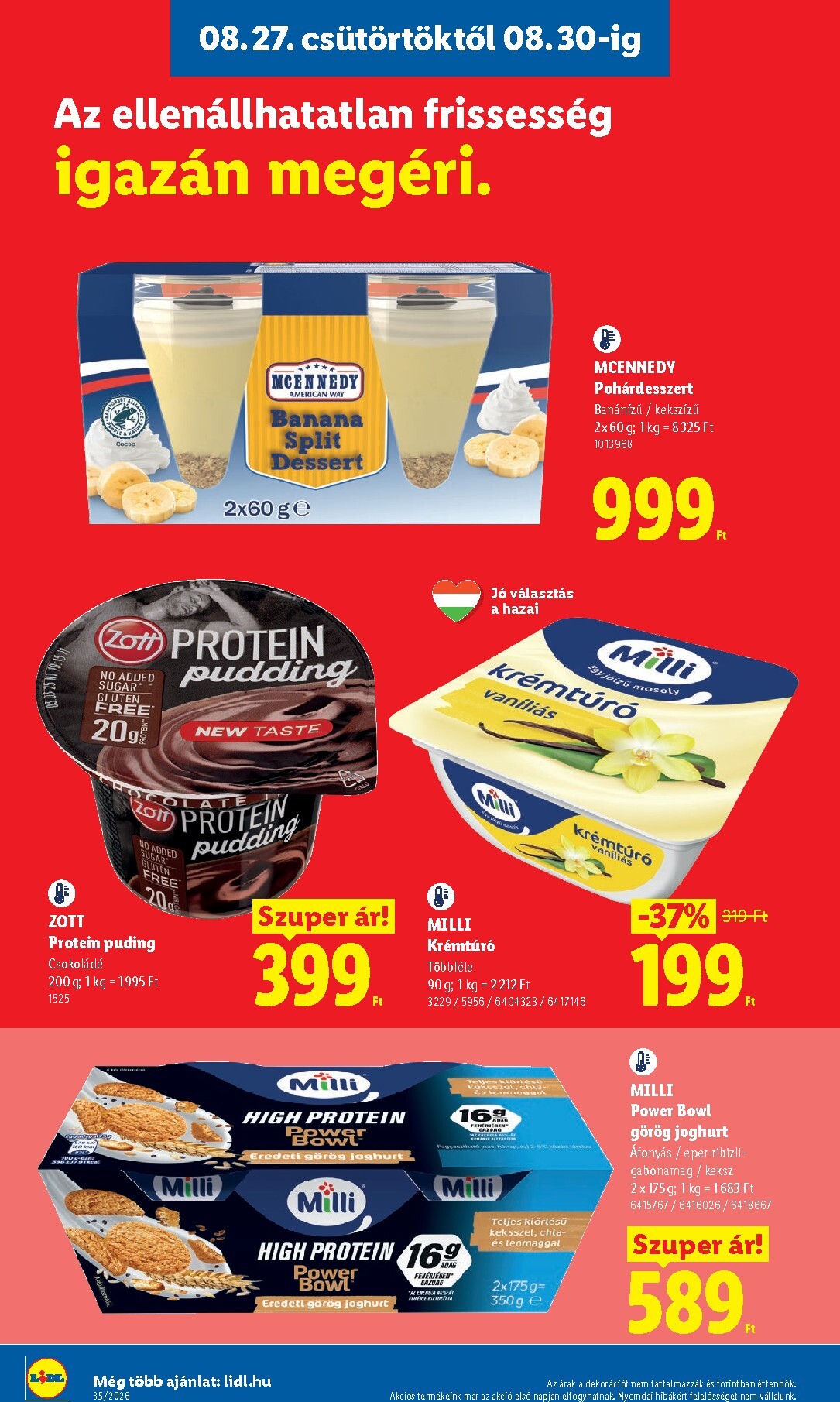lidl - Lidl hirdetmény a következő hétre csütörtöktől 2026.08.27.-tól szerdától 2026.09.02.-ig - page: 10
