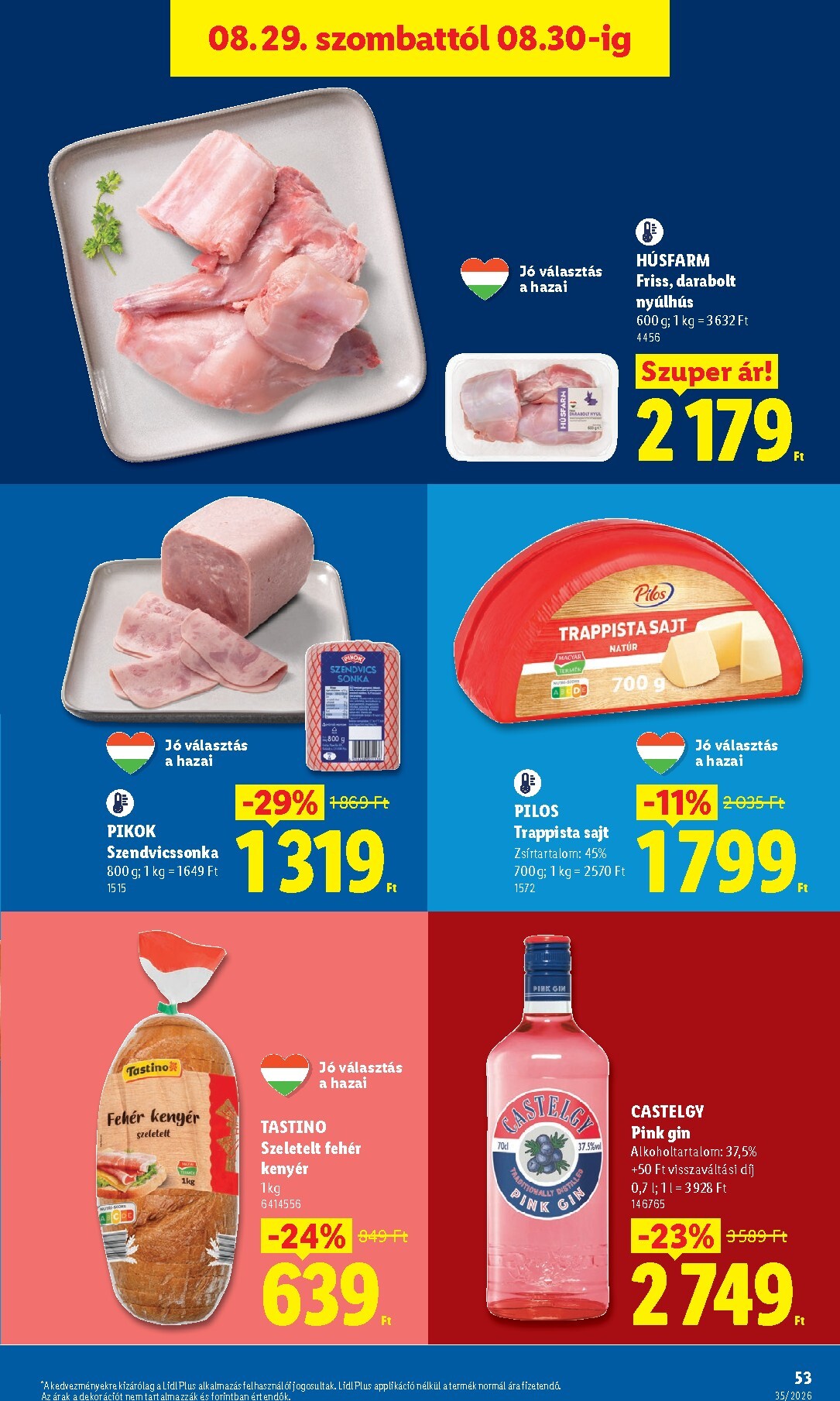 lidl - Lidl hirdetmény a következő hétre csütörtöktől 2026.08.27.-tól szerdától 2026.09.02.-ig - page: 53