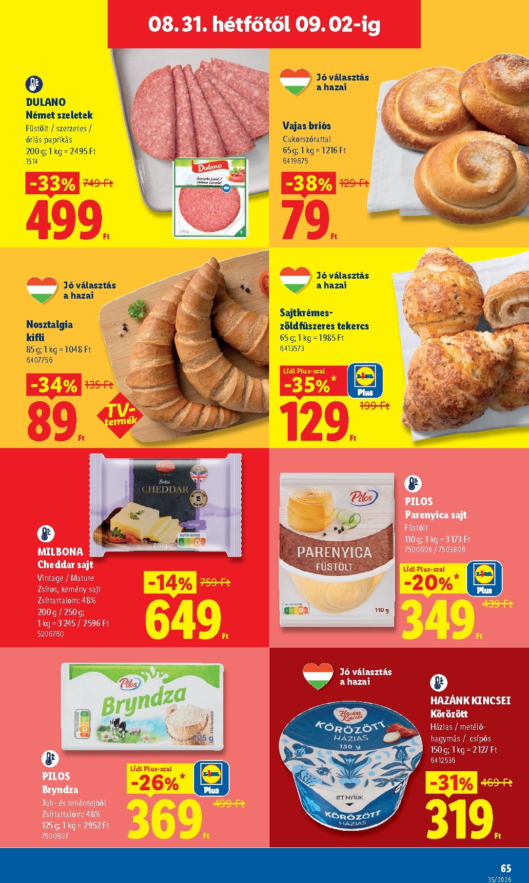 lidl - Lidl hirdetmény a következő hétre csütörtöktől 2026.08.27.-tól szerdától 2026.09.02.-ig - page: 65