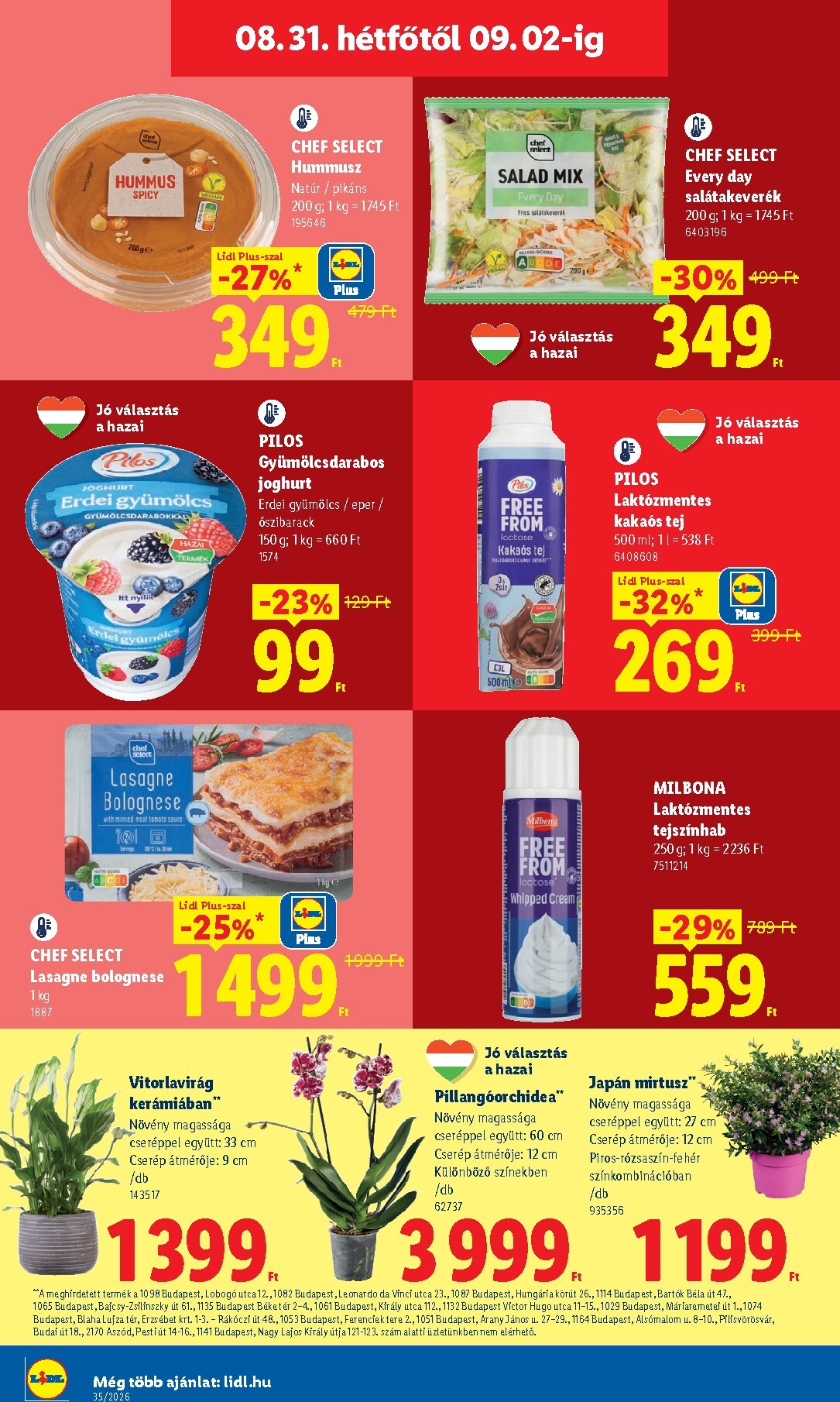 lidl - Lidl hirdetmény a következő hétre csütörtöktől 2026.08.27.-tól szerdától 2026.09.02.-ig - page: 66