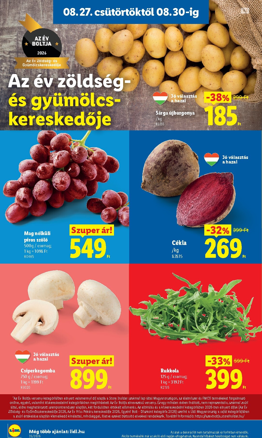 lidl - Lidl hirdetmény a következő hétre csütörtöktől 2026.08.27.-tól szerdától 2026.09.02.-ig - page: 4