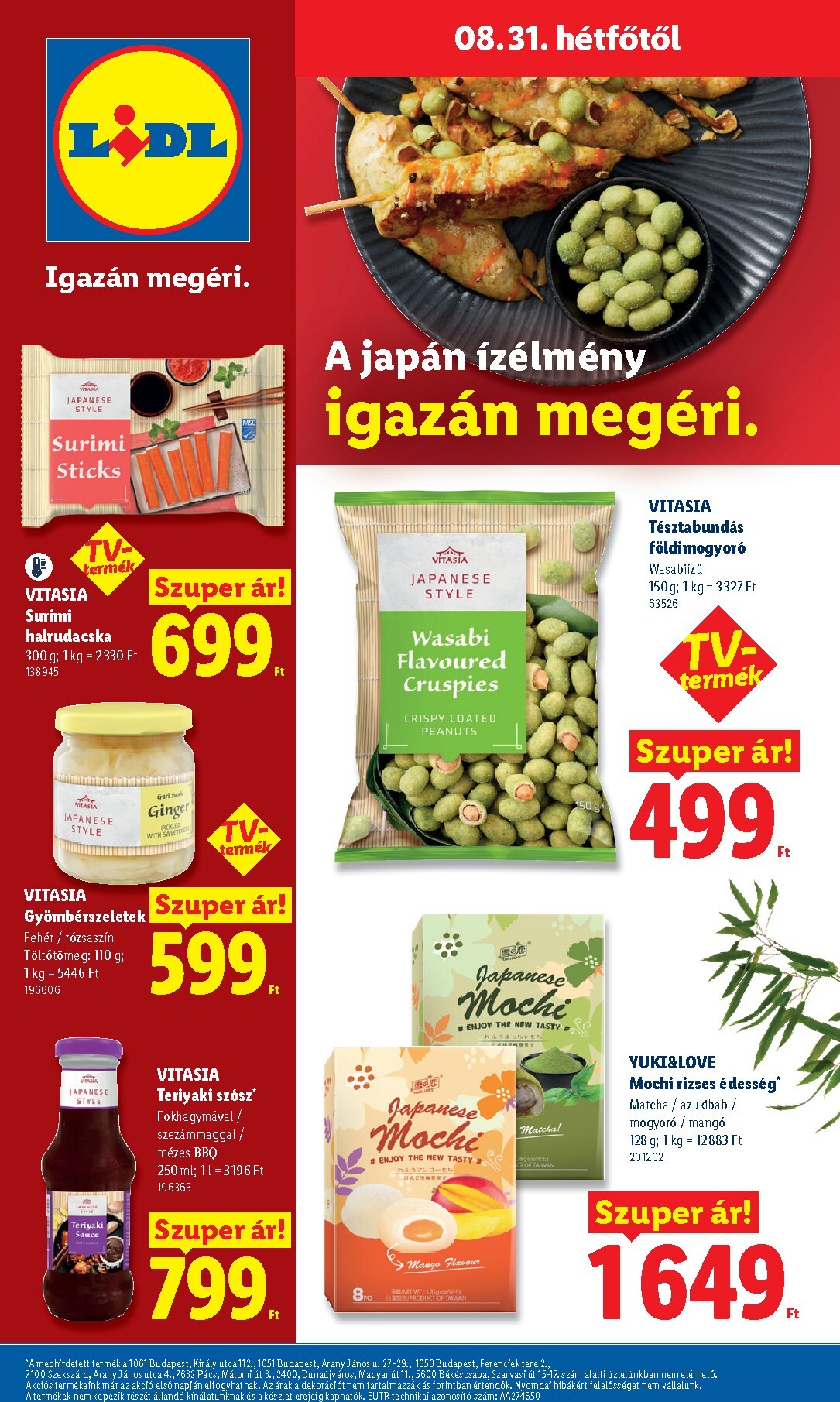 lidl - Lidl hirdetmény a következő hétre csütörtöktől 2026.08.27.-tól szerdától 2026.09.02.-ig - page: 74