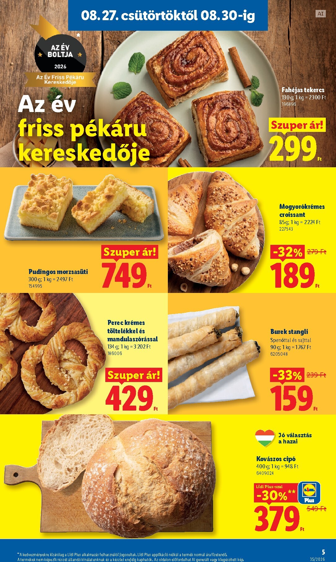 lidl - Lidl hirdetmény a következő hétre csütörtöktől 2026.08.27.-tól szerdától 2026.09.02.-ig - page: 5