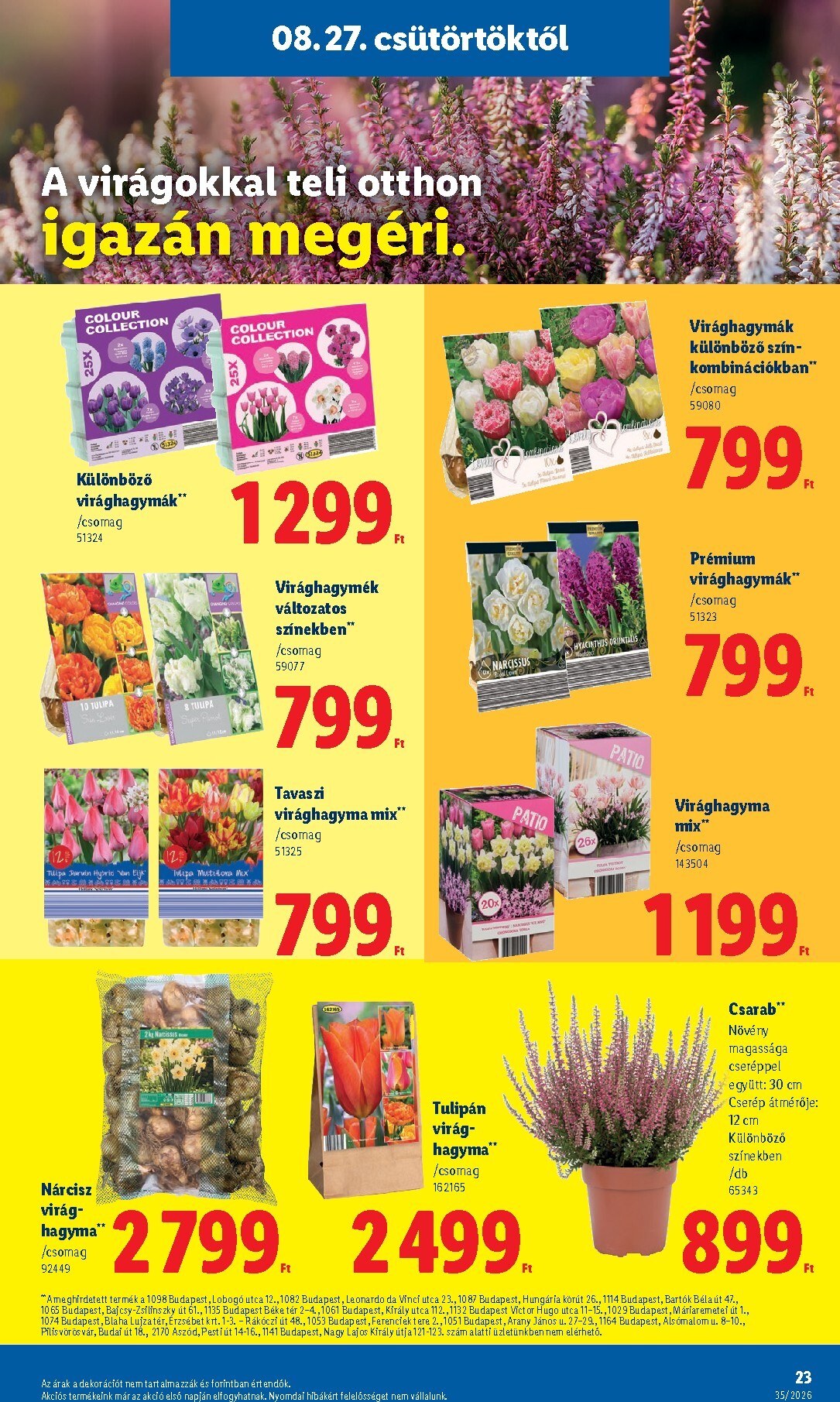 lidl - Lidl hirdetmény a következő hétre csütörtöktől 2026.08.27.-tól szerdától 2026.09.02.-ig - page: 23