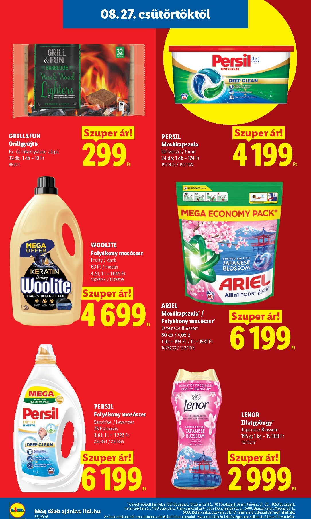 lidl - Lidl hirdetmény a következő hétre csütörtöktől 2026.08.27.-tól szerdától 2026.09.02.-ig - page: 22