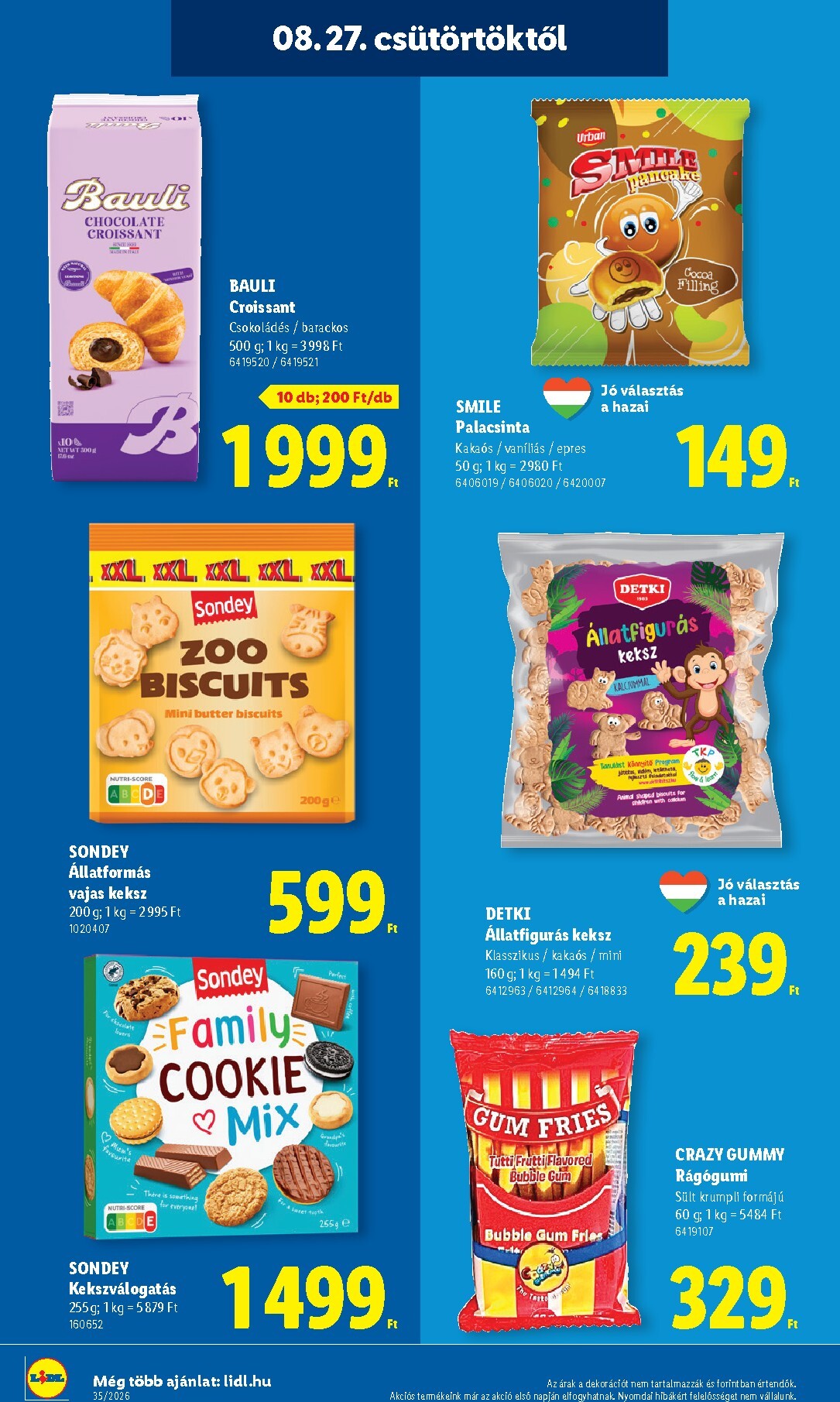 lidl - Lidl hirdetmény a következő hétre csütörtöktől 2026.08.27.-tól szerdától 2026.09.02.-ig - page: 34