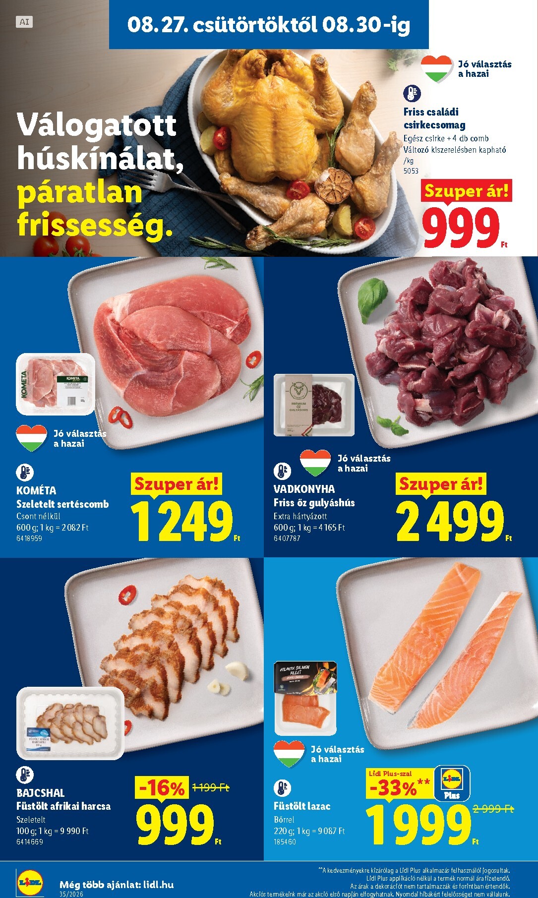 lidl - Lidl hirdetmény a következő hétre csütörtöktől 2026.08.27.-tól szerdától 2026.09.02.-ig - page: 6