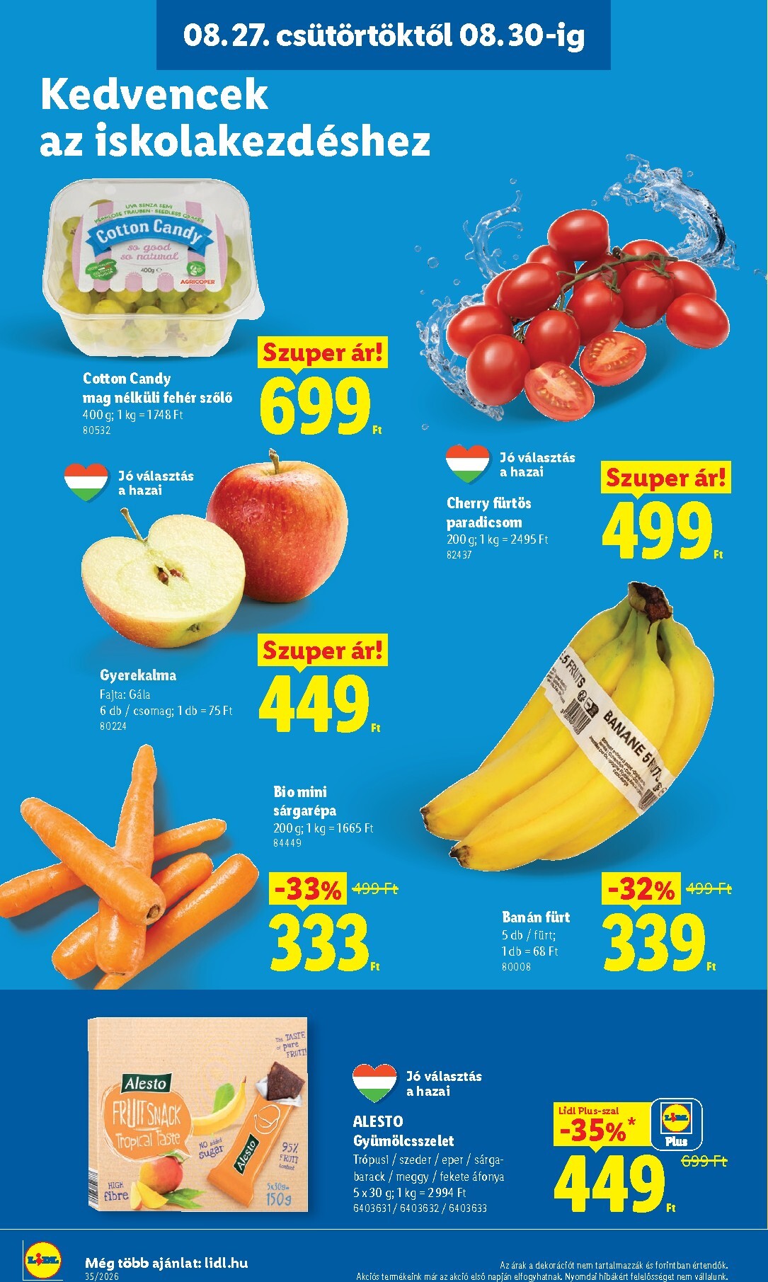 lidl - Lidl hirdetmény a következő hétre csütörtöktől 2026.08.27.-tól szerdától 2026.09.02.-ig - page: 30