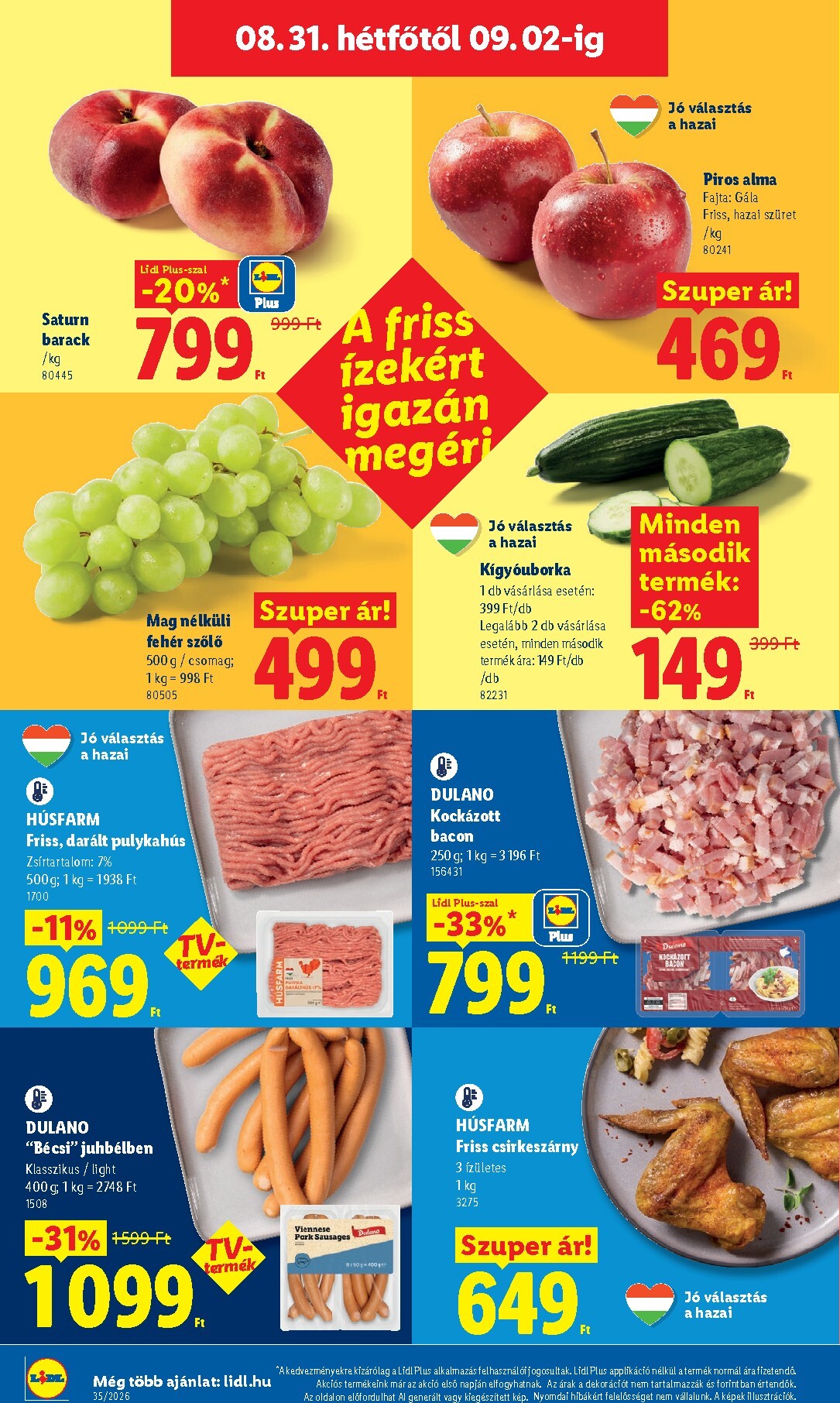 lidl - Lidl hirdetmény a következő hétre csütörtöktől 2026.08.27.-tól szerdától 2026.09.02.-ig - page: 64