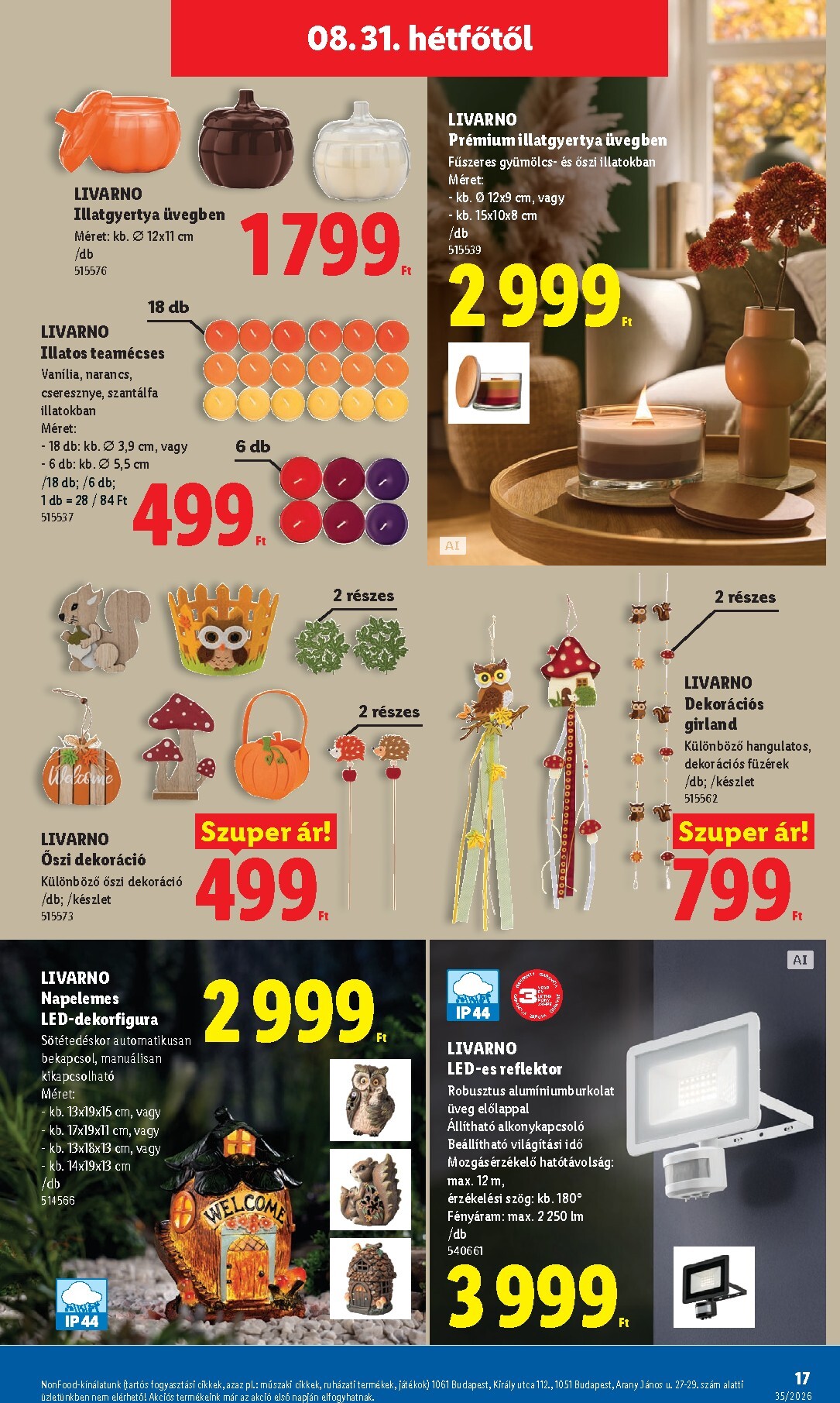 lidl - Lidl - Nonfood hirdetmény a következő hétre csütörtöktől 2026.08.27.-tól szerdától 2026.09.02.-ig - page: 17